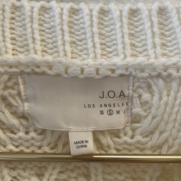 JOA Oversized Distressed Crewneck Sweater sz S - Picture 8 of 8